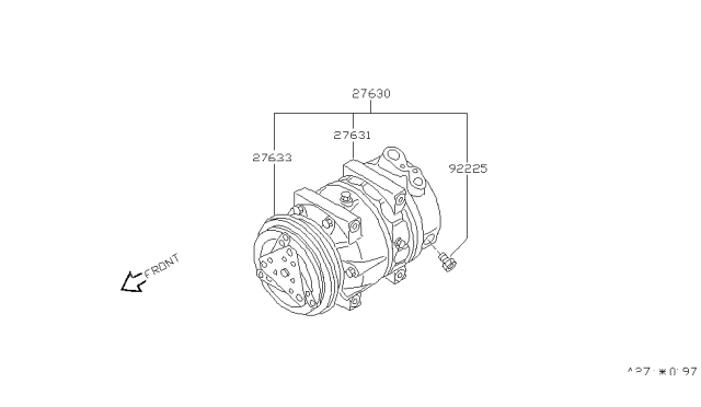 1995 Nissan Maxima Compressor Diagram