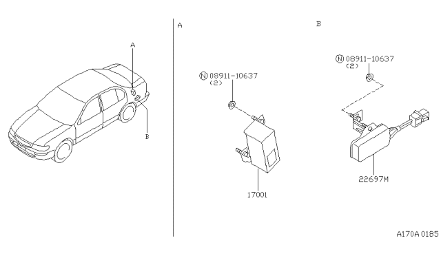 1997 Nissan Maxima Fuel Pump Diagram