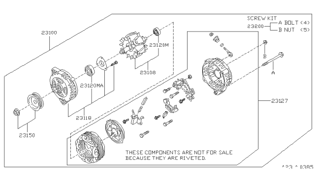 1998 Nissan Maxima Alternator Diagram 1