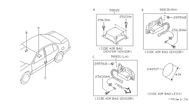 1999 Nissan Maxima Electrical Unit Diagram 2