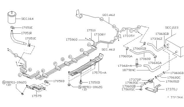 1995 Nissan Maxima Fuel Piping Diagram 4