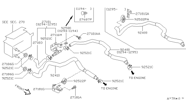 1999 Nissan Maxima Heater Piping Diagram