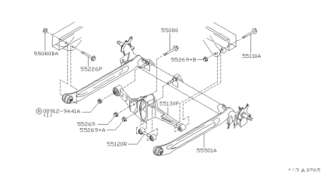 1999 Nissan Maxima Rear Suspension Diagram 2