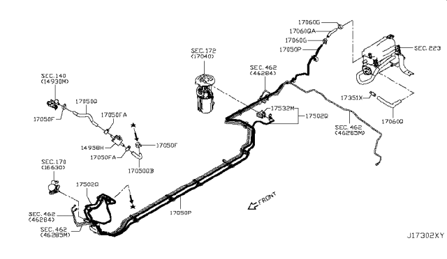 2018 Nissan Rogue Sport Fuel Piping Diagram 4