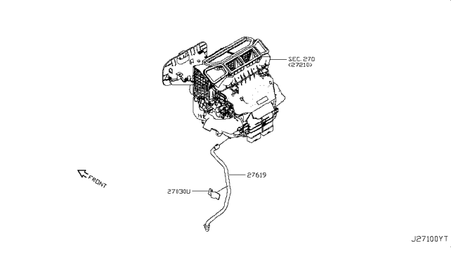 2018 Nissan Rogue Sport Cooling Unit Diagram