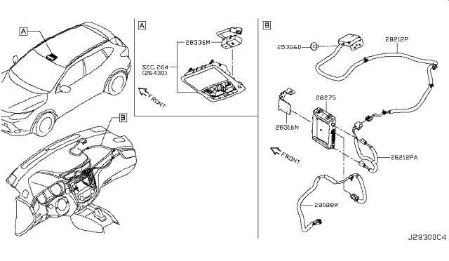 2018 Nissan Rogue Sport Telephone Diagram 1