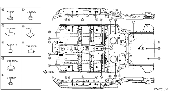 2018 Nissan Rogue Sport Floor Fitting Diagram 3