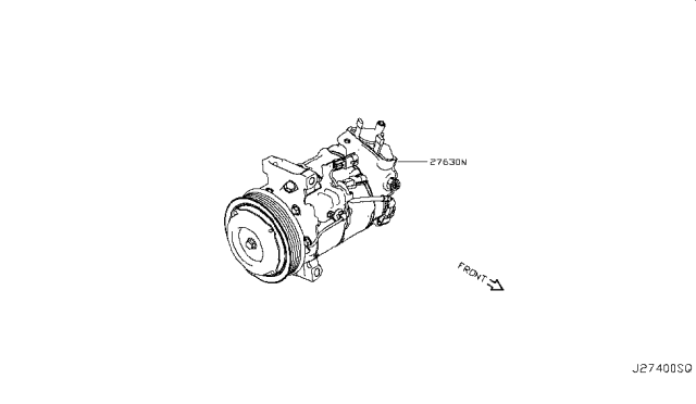 2018 Nissan Rogue Sport Compressor Diagram