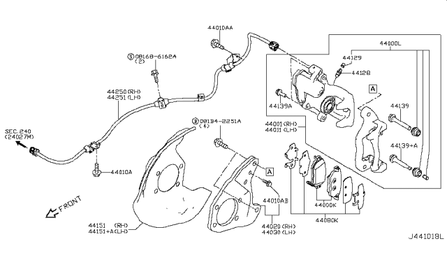 2019 Nissan Rogue Sport Rear Brake Diagram 2