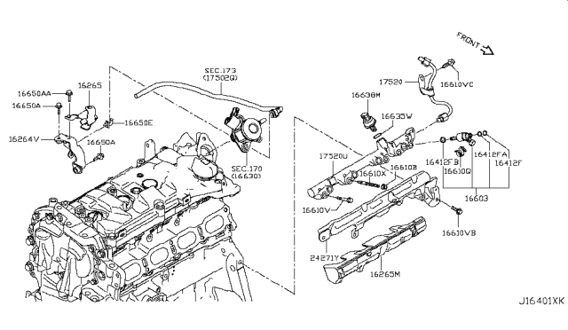 2018 Nissan Rogue Sport Fuel Strainer & Fuel Hose Diagram 2