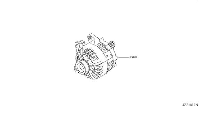 2017 Nissan Rogue Sport Alternator Diagram