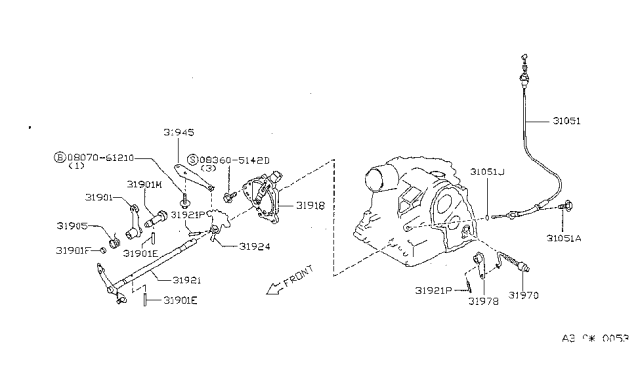 1997 Nissan Sentra Control Switch & System Diagram 1