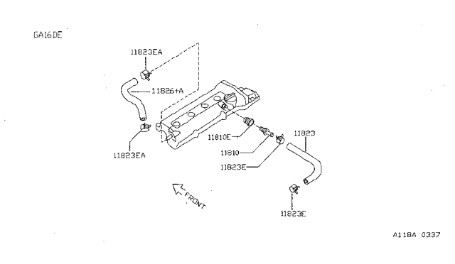 1997 Nissan Sentra Crankcase Ventilation Diagram