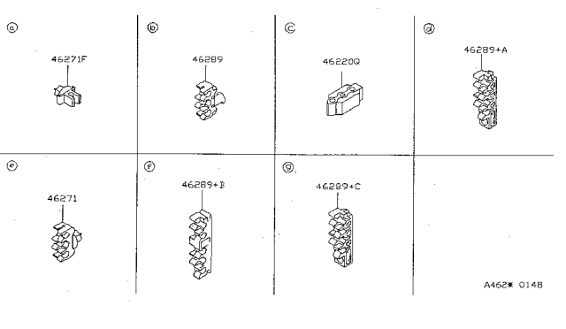 1997 Nissan Sentra Brake Piping & Control Diagram 1