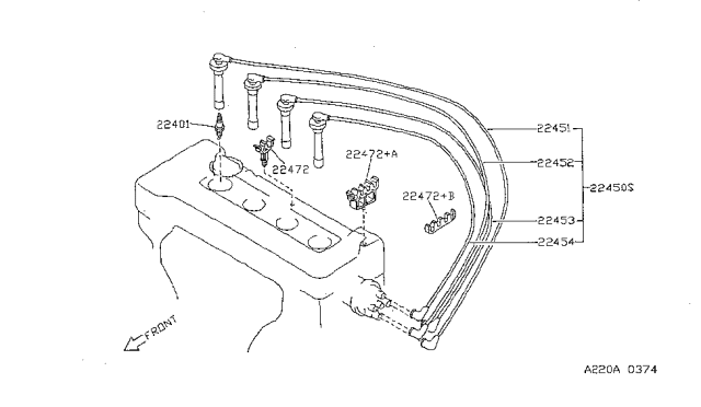 1996 Nissan Sentra Ignition System Diagram