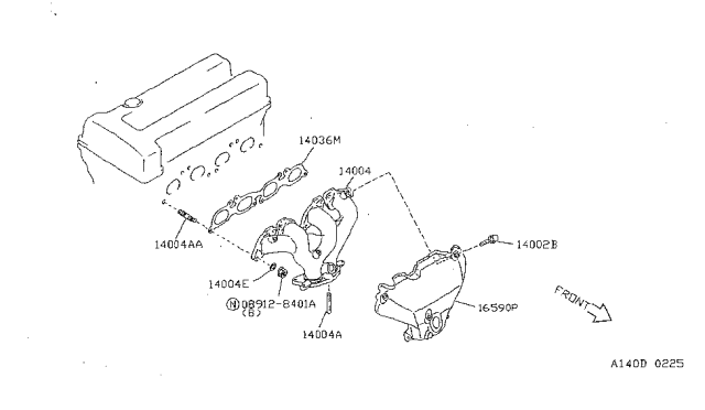 1999 Nissan Sentra Manifold Diagram 3