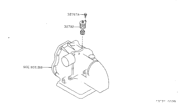 1997 Nissan Sentra Speedometer Pinion Diagram 1