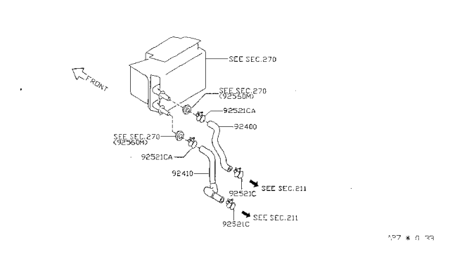 1996 Nissan Sentra Heater Piping Diagram