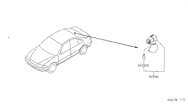 1997 Nissan Sentra Lamps (Others) Diagram