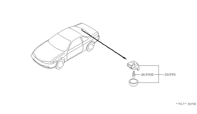 1995 Nissan 240SX Lamps (Others) Diagram