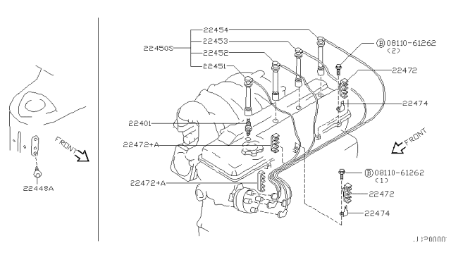 1997 Nissan 240SX Ignition System Diagram 1