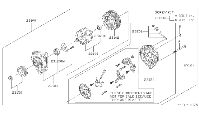 1998 Nissan 240SX Alternator Diagram