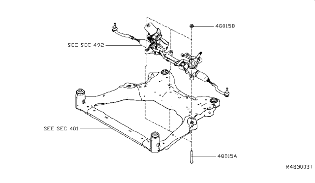 2019 Nissan Altima Steering Gear Mounting Diagram