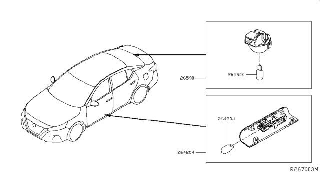 2019 Nissan Altima Lamps (Others) Diagram