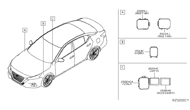 2019 Nissan Altima Relay Diagram 1