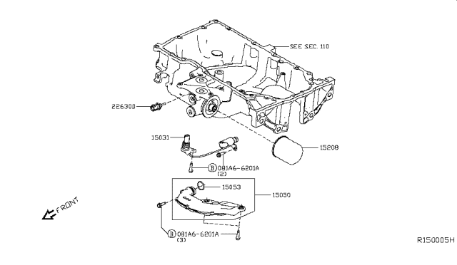 2019 Nissan Altima Lubricating System Diagram 2