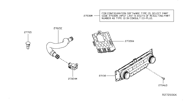 2019 Nissan Altima Duct-Aspirator Diagram for 27727-3NF0A