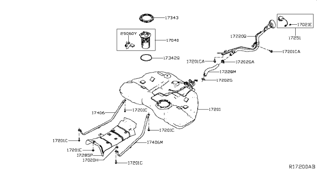 2019 Nissan Altima Fuel Tank Diagram 2