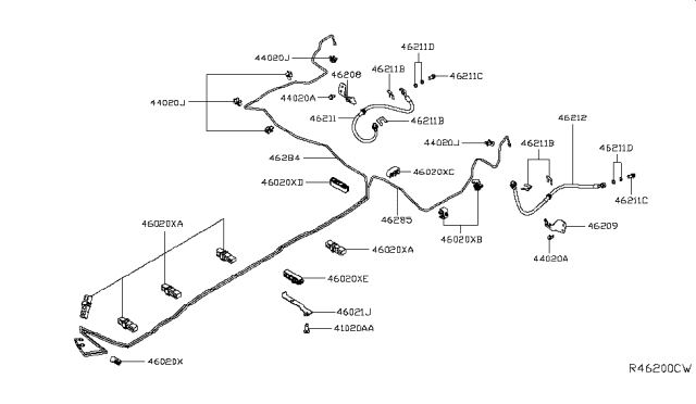 2019 Nissan Altima Insulator Diagram for 17561-6CA0A