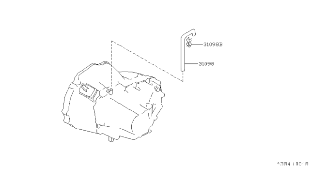 1992 Nissan Maxima Hose-Breather Diagram for 31098-60Y05