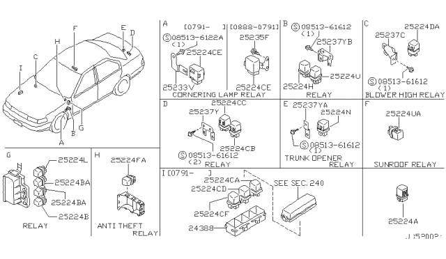 1989 Nissan Maxima Relay Diagram 2