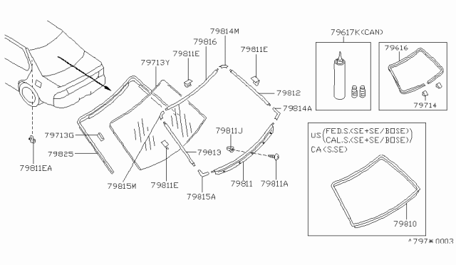 1993 Nissan Maxima Rear Window Diagram