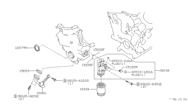 1994 Nissan Maxima Lubricating System Diagram 1