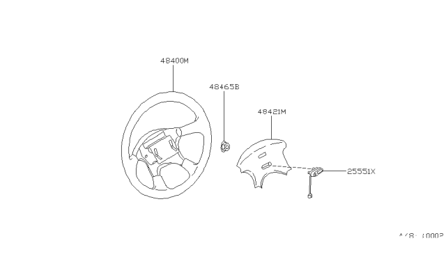 1992 Nissan Maxima Steering Wheel Diagram 3