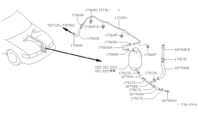 1990 Nissan Maxima Fuel Piping Diagram 3