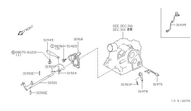 1992 Nissan Maxima Control Switch & System Diagram 2