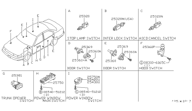 1989 Nissan Maxima Switch Diagram 1