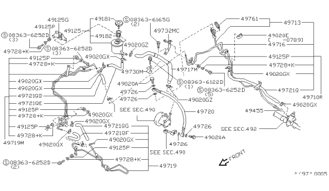 1990 Nissan Maxima Power Steering Piping Diagram