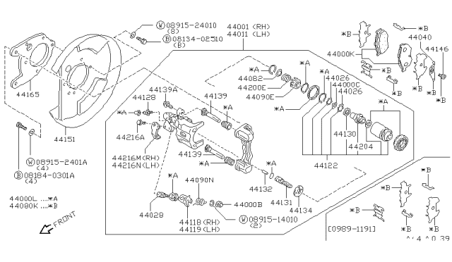 1991 Nissan Maxima Rear Brake Diagram 1