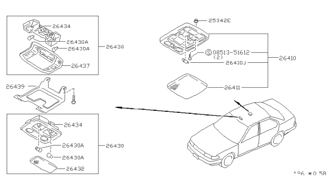 1990 Nissan Maxima Room Lamp Diagram