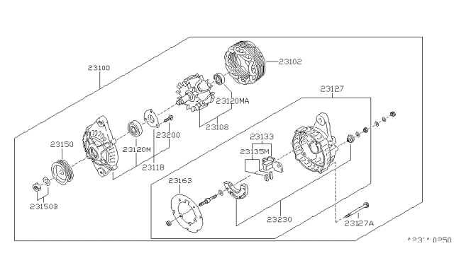 1992 Nissan Maxima Alternator Diagram 2