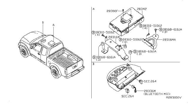 2015 Nissan Frontier Telephone Diagram 2