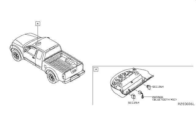 2016 Nissan Frontier Telephone Diagram 2