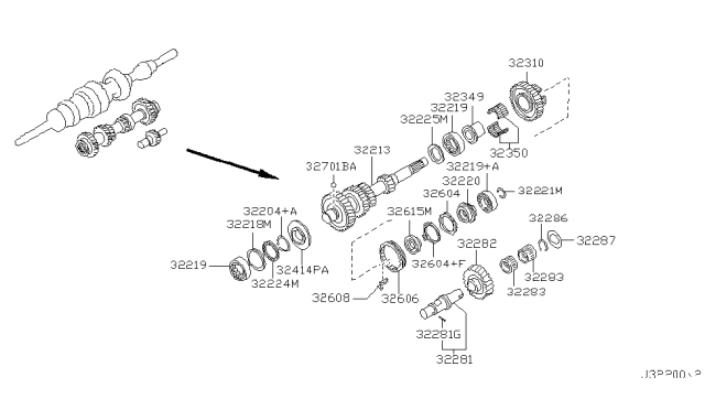 2005 Nissan Frontier Transmission Gear Diagram 2