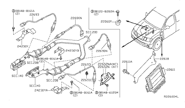 2014 Nissan Frontier Engine Control Module Diagram 4