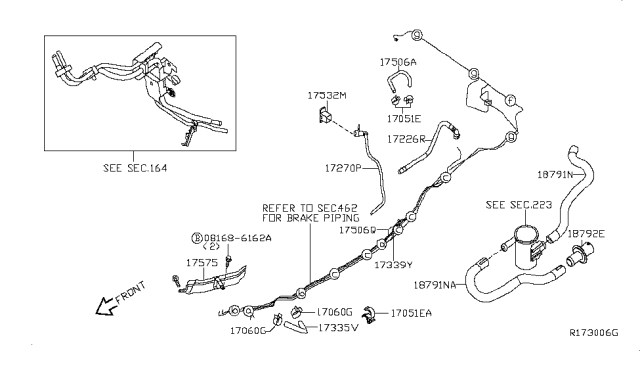 2011 Nissan Frontier Fuel Piping Diagram 1